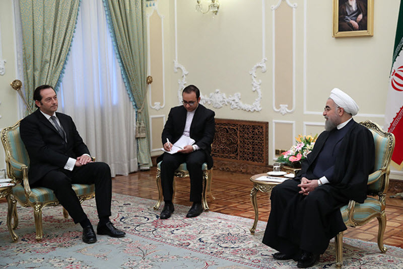 Rouhani met with the new British Ambassador to Tehran Tuesday