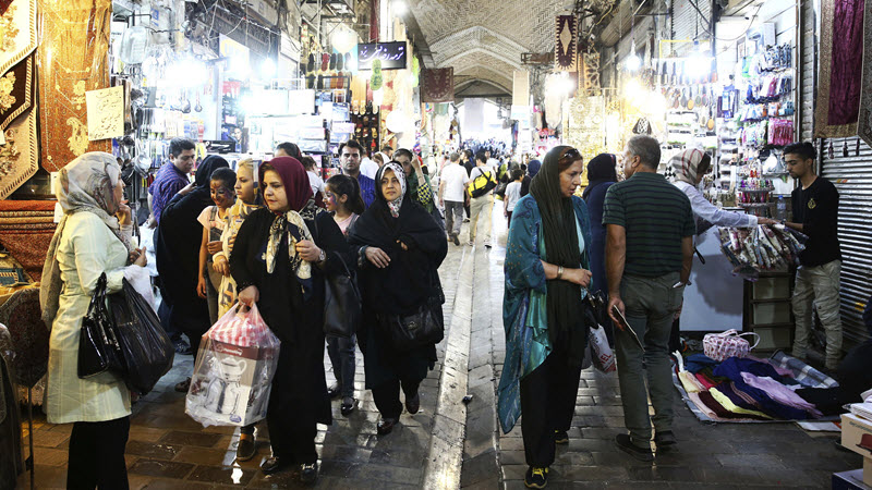 A market in Iran
