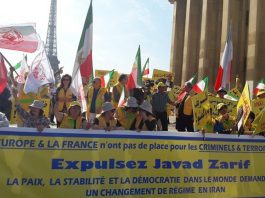 Europe-Iran Business Conference Promotes Iran’s Impunity Protests against the European trip of Mohammad Javad Zarif