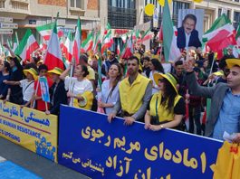 Iranian supporters of the People's Mojahedin Organization of Iran (PMOI or MEK)