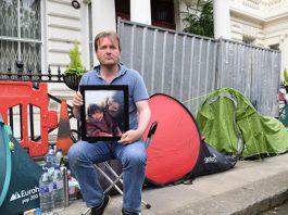 On a hunger strike outside Iran’s London embassy, Mr Ratcliffe says he’s faced Iranian ‘aggression’