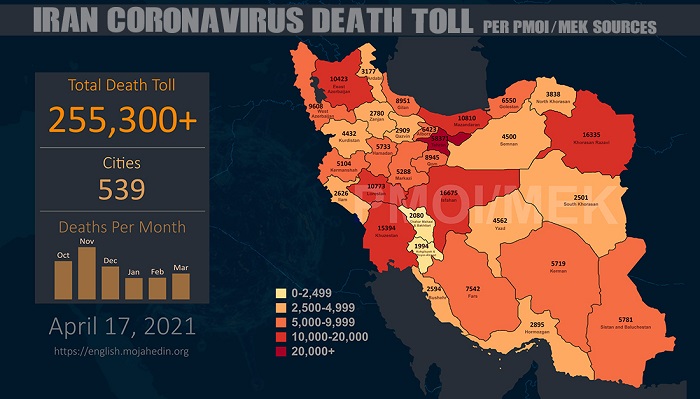 Coronavirus death toll