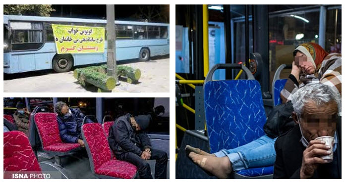 bus sleeping