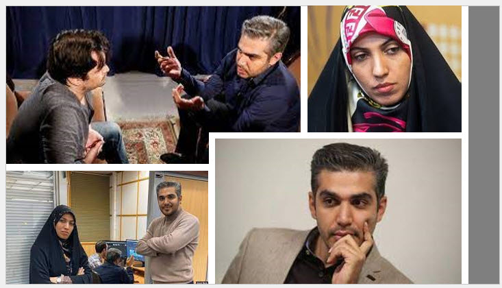 Ameneh Sadad-Zabih-pour and Ali Rezvani, two Iranian state television hosts, both are torturer's and notorious for extracting false confessions from dissidents on air.