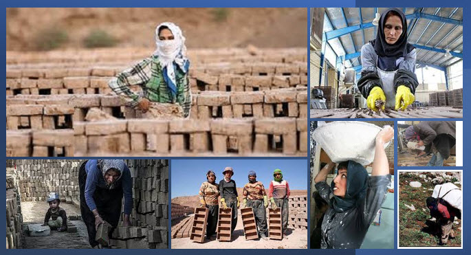 According to a new report released by Iran's Ministry of Labor, over a third of the Iranian population lives in "absolute poverty."Particularly women labor under the misogyny rule of mullahs are really suffering.   