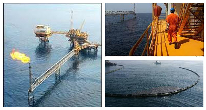 The Abuzar Oil Complex, which is 76 kilometers west of Khark Island and produces 170,000 to 180,000 barrels per day, is Iran's largest maritime oil complex.