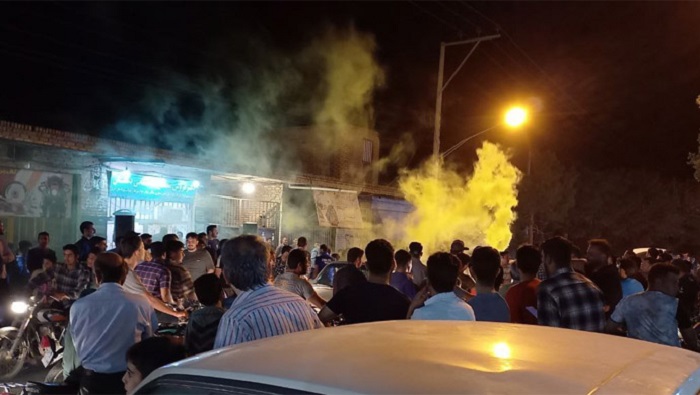 People in different cities of Iran took to the streets again on Monday night, May 30, in solidarity with the people of Abadan, southwest Iran, in mourning after the Metropol tower collapse on May 23 – Image from Shadegan, Khuzestan province, southwest Iran - May 30, 2022