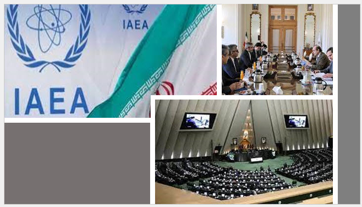 At the conclusion of the session, 260 members of the regime's parliament issued a statement condemning the recent IAEA resolution and emphasizing the importance of strict adherence to the parliamentary law known as the "Strategic Action Law to Lift Sanctions.