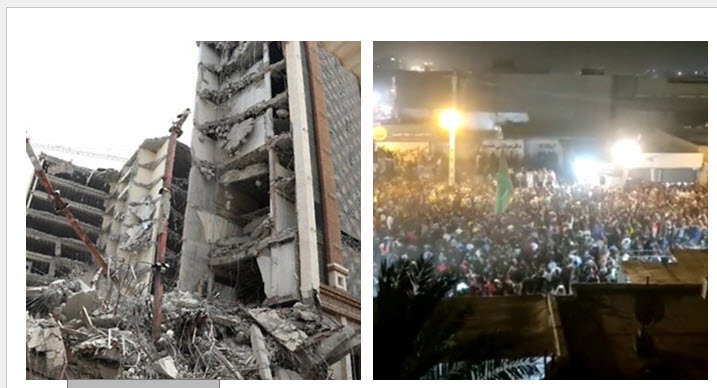 As a result of security forces' excessive use of force, at least five protesters have been killed. Separately, after a 10-story building collapsed in Abadan on May 23, killing over 40 people and leaving many more missing, protests erupted in Khuzestan.