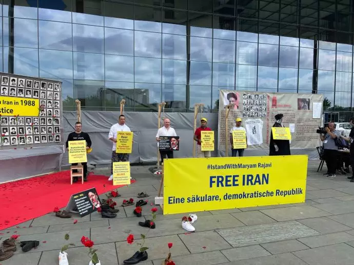 A few days ago, the Belgian government agreed to a prisoner swap deal with Iran to free Assadollah Assadi. Again, Germany remained silent,” said members of the Iranian youth community in Germany. 