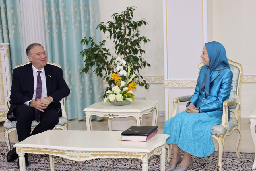 Former US Secretary of State Mike Pompeo visited Ashraf on May 16, 2022, and he expressed support for the Iranian Resistance.