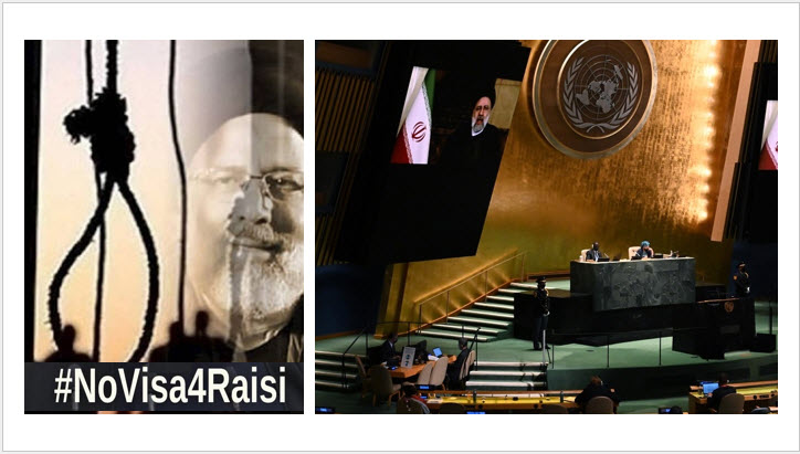As a result, the US government must deny regime President Ebrahim Raisi a visa to attend the United Nations General Assembly meeting next month.