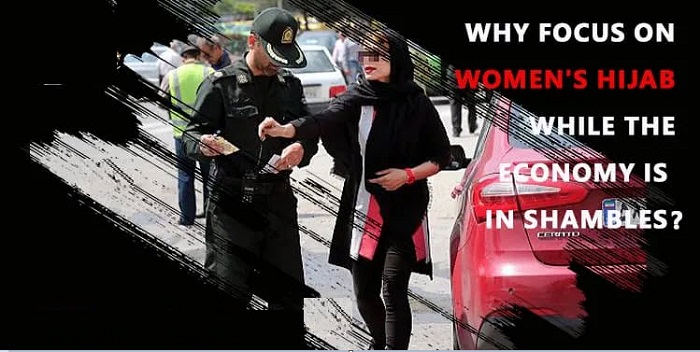 The enforcement of repressive laws, such as those that forbid the practice of minority religions and require women to wear hijabs and keep themselves apart from men in society