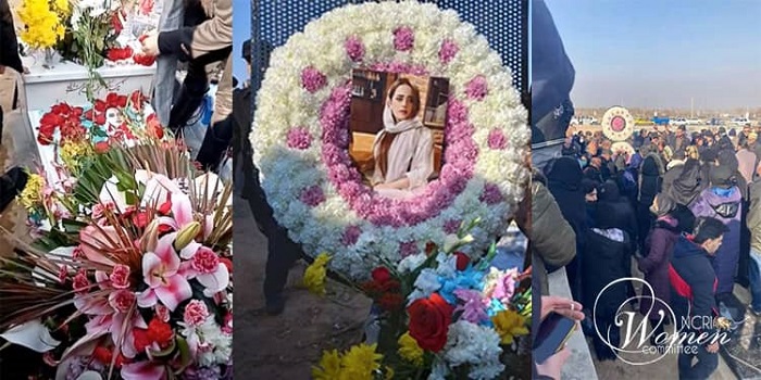The 103rd day of the Iranian uprising was December 27, and despite the heavy presence of security forces, the 40-day memorial of Aylar Haghi was attended by a large number of Tabriz residents.