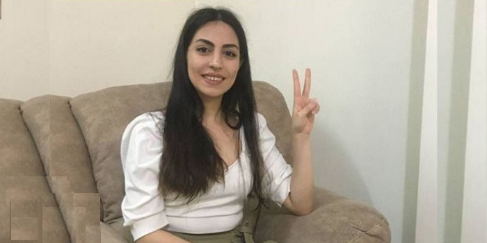 Zahra Teymouri, a psychology graduate from Tehran University, was sentenced to 1 year of imprisonment and 74 lashes for "disturbing public order."