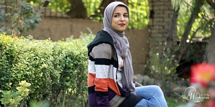 Zeinab Mousavi, an Iranian comedian who was arrested in Qom by security forces in October 2022