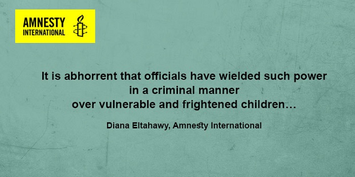 Amnesty International is calling on Iran to immediately release all children who remain in detention and to ensure that those responsible for these atrocities are brought to justice.