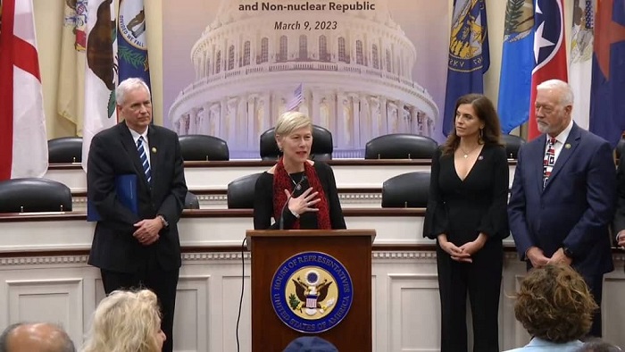 Representative Deborah Ross (D-NC) echoed the sentiment of solidarity with Iranian women, stating that "the women of Iran are a beacon and an inspiration to the world" and expressing her pride in supporting the resolution.