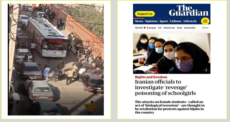 The regime’s controlled media also accused the opposition group, the People’s Mojahedin of Iran (PMOI/MEK), of being responsible for these poisonings.