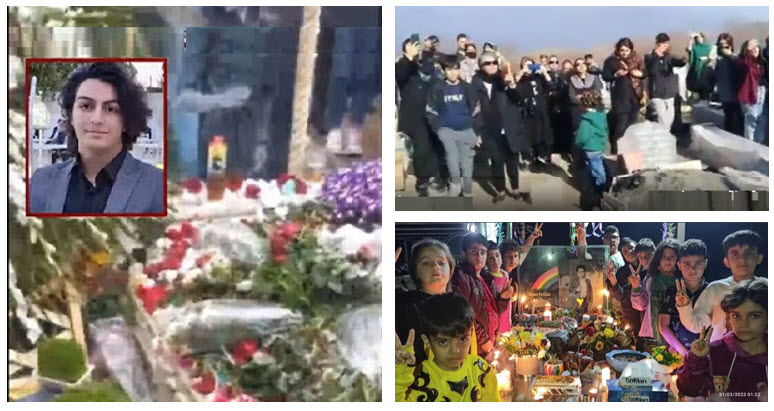 Iranians across the country have been marking Nowruz, the Iranian New Year, by visiting the resting places of their loved ones and paying their respects to the country’s heroes and heroines.