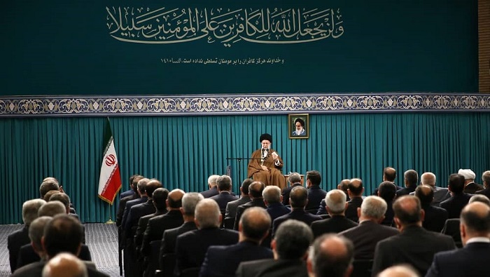 Amid mounting international pressure and domestic unrest, Iran's Supreme Leader Ali Khamenei addressed ambassadors and officials from the Ministry of Foreign Affairs (MFA) on May 20, in a bid to restore confidence following the dramatic hacking of the MFA's website earlier this month.