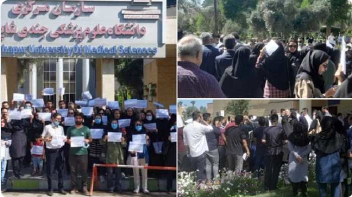 Nurses in Shiraz are holding a gathering to protest the regime's payment methods, depriving them of their basic rights. A group of engineers in Tabriz rallied outside the provincial governor's office, demanding officials address their outstanding dilemmas.