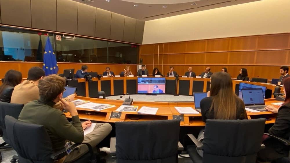 A session titled “Human Rights Situation in Iran, Support for Iranian Women and Youth in the Fight for Freedom and Democracy” convened at the European Parliament in Brussels, initiated by Ms. Lucia Vuolo, an Italian member of the European Parliament.