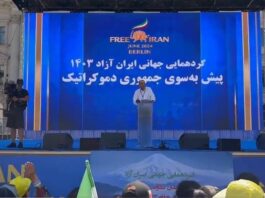 Berlin, June 29 — In a significant event coinciding with the Free Iran 2024 World Summit in Paris, Dr. Alejo Vidal-Quadras, former Vice President of the European Parliament and co-founder of the International Committee in Search of Justice, delivered a stirring speech to thousands of Iranians gathered at a major rally in Berlin.
