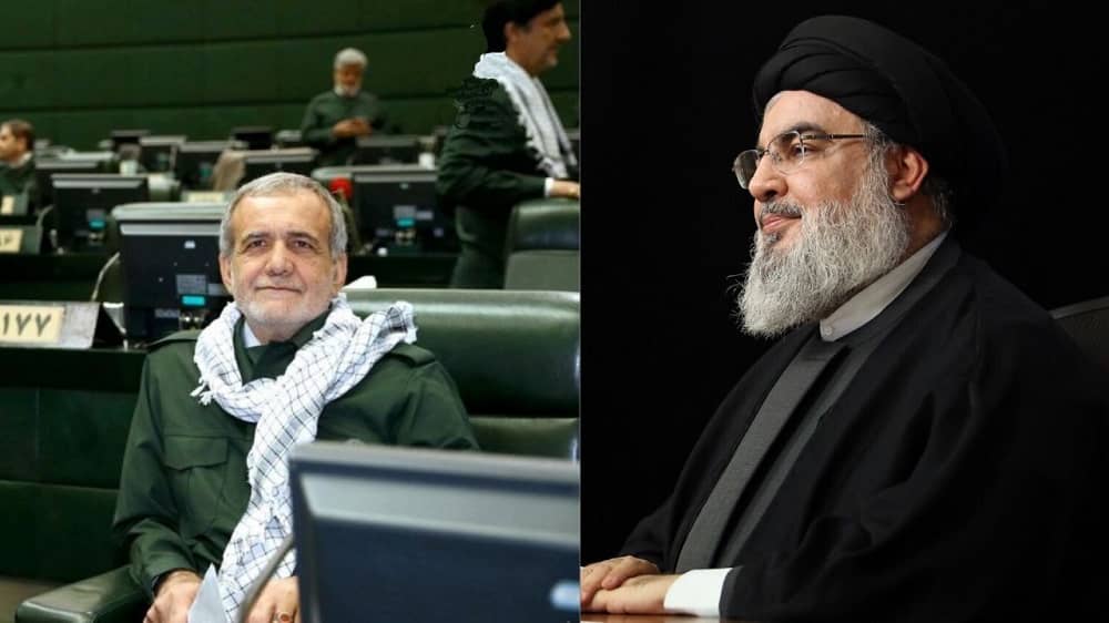 In a message to Hezbollah leader Hassan Nasrallah, Pezeshkian underscored the regime’s long-standing policy of backing terrorist activities in the region.