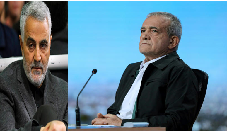 Pezeshkian opened the debate by addressing a controversy from the previous night, where he was accused of disrespecting the late IRGC Quds Force commander Qassem Soleimani.