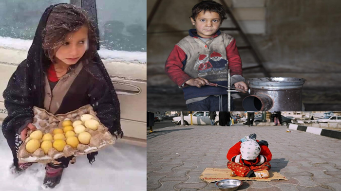 The current situation in Iran, as depicted in a detailed description, is one of severe economic hardship, political unrest, and social turmoil.