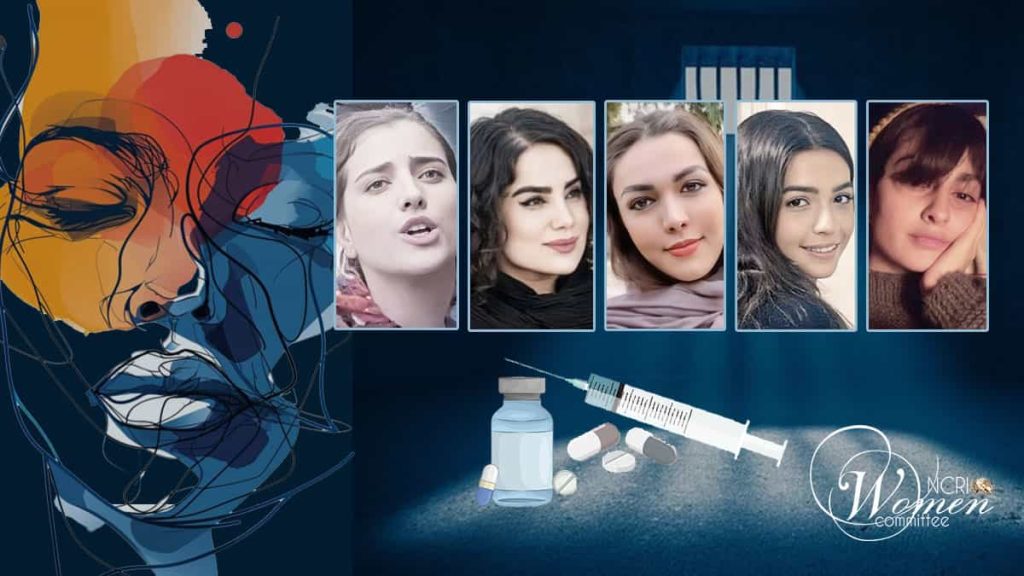 From left, Roya Zakeri, Zeinab Khoniabpour, Maryam Arvin, Sara Tabrizi, and Yalda Aghafazli