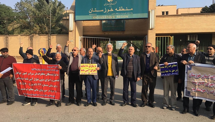Iran witnessed a surge of widespread protests on January 13, as retirees, teachers, and workers rallied across multiple cities to demand justice, transparency, and the restoration of their rights.