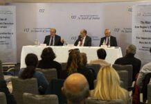 Iran: Media, Misinformation, and Hostage Diplomacy File photo: ISJ Committee members during a press conference held in September 2024