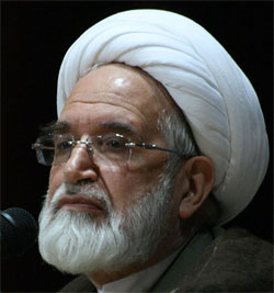 Mehdi Karubi, former presidential candidate in the recent elections in Iran