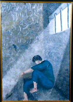 Artist Portray of a political prisoner