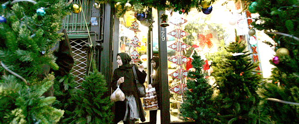 Christmas shopping in Iran