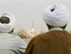 Mullahs Watching Missile Launch