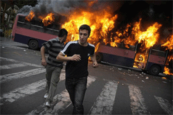 Photograph of 2009 Protests in Iran