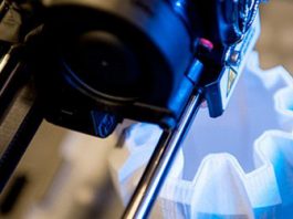 3D printer making living tissue-like material (droplet networks)